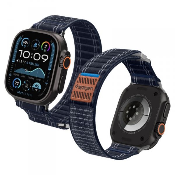 Pasek Spigen WBF0 do Apple Watch 11/10/9/Ultra 1/2 (44/45/46/49mm) – Granatowy