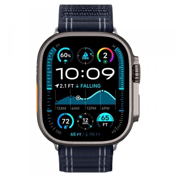 Pasek Spigen WBF0 do Apple Watch 11/10/9/Ultra 1/2 (44/45/46/49mm) – Granatowy