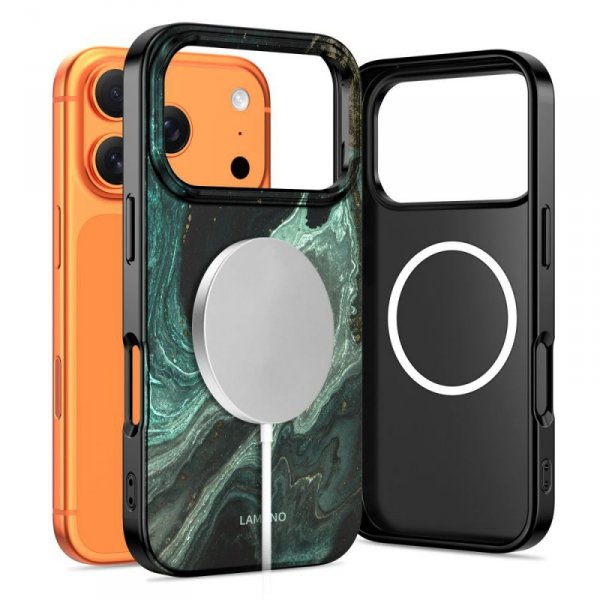 Etui Magnetyczne Tech-Protect Lamano MagSafe do iPhone 17 Pro Verde Aura (Aura Zieleni)