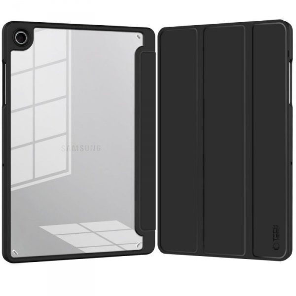 Pancerne Etui z Miejscem na Rysik do Samsung Galaxy Tab A9 8.7 - Tech-Protect SC Pen Hybrid - Czarne