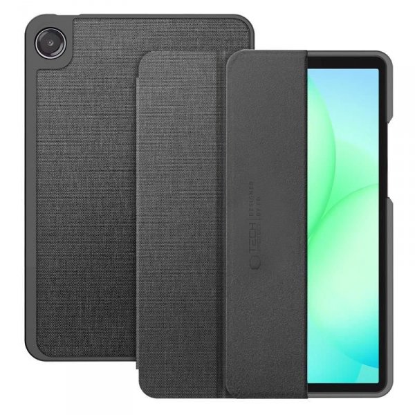 Etui z Miejscem na Rysik do Samsung Galaxy Tab A9 8.7 - Tech-Protect SC Pen Canvas - Szare