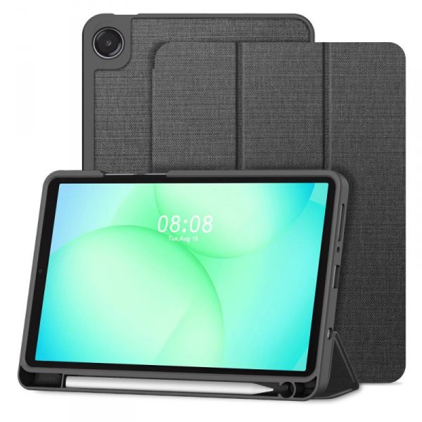Etui z Miejscem na Rysik do Samsung Galaxy Tab A9 8.7 - Tech-Protect SC Pen Canvas - Szare