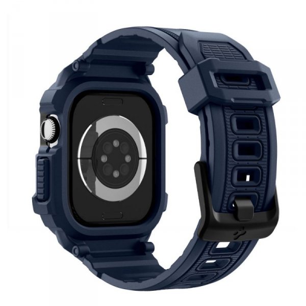 Etui z Paskiem Spigen Rugged Armor Pro V2 do Apple Watch 10/11 (42mm) – Granatowe