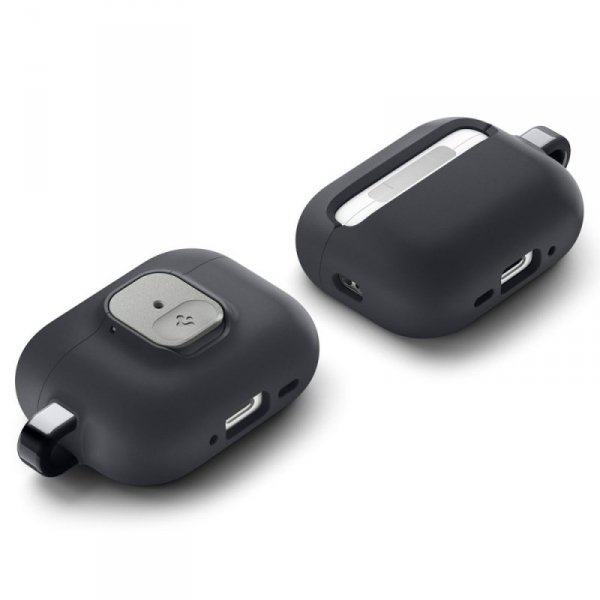Etui Spigen Nano Pop do Apple AirPods Pro 3 – Czarny Sezam / Grafitowe