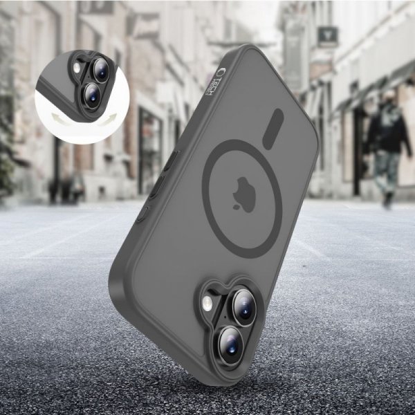 Etui Magnetyczne Tech-Protect MagMat MagSafe do iPhone 17 Matte Crayon Grey
