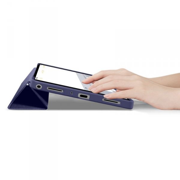 Etui do Samsung Galaxy Tab A9+ / A11+ - Tech-Protect SmartCase - Granatowe