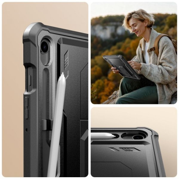 Pancerne Etui do Samsung Galaxy Tab S9 / S10 FE / S10 Lite - Tech-Protect Kevlar Pro - Czarne