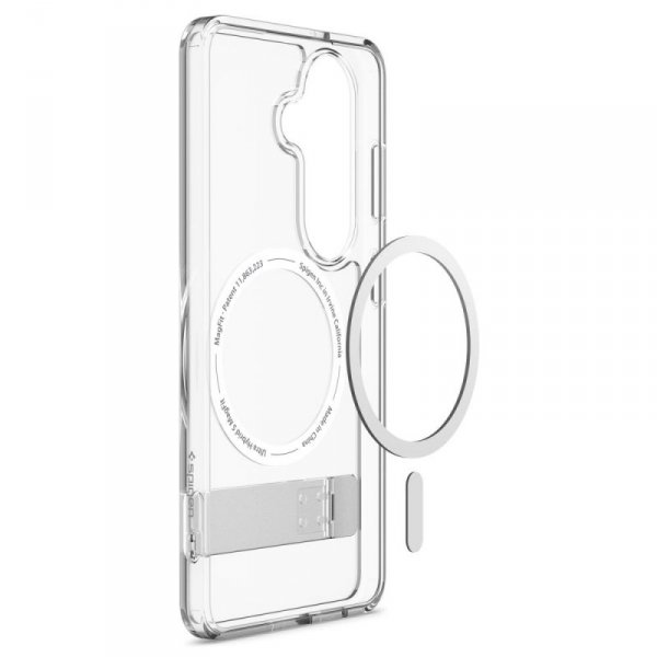 Etui Spigen Ultra Hybrid "S" Mag MagSafe do Samsung Galaxy S26+ Plus Clear/White (Przezroczysty/Biały)