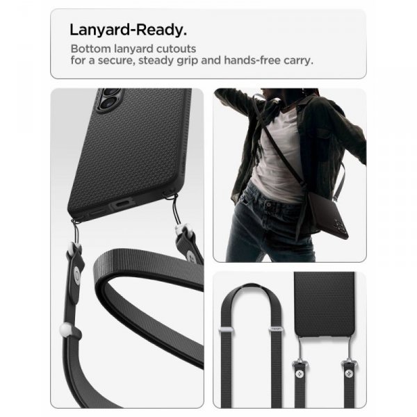 Etui Spigen Liquid Air Mag MagSafe do Galaxy S26 Matte Black (Matowy Czarny)