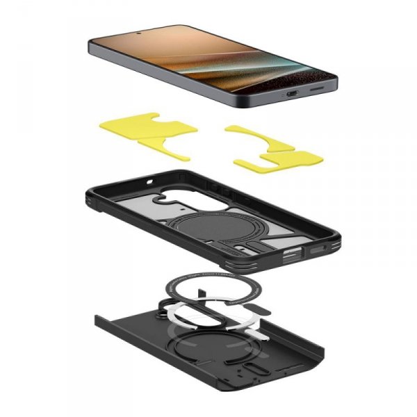 Etui Pancerne Spigen Tough Armor Mag MagSafe do Galaxy S26 Black
