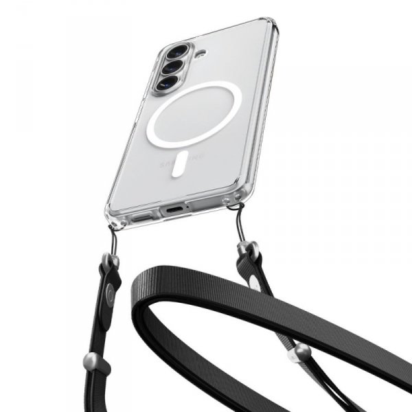 Przezroczysty Etui Spigen Ultra Hybrid Mag MagSafe do Galaxy S26 Clear/White