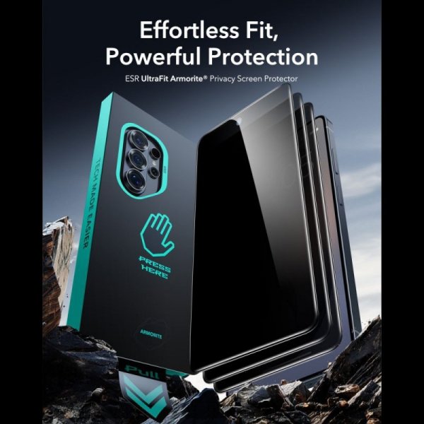 Szkło Hartowane Prywatyzujące ESR Armorite Samsung Galaxy S26 Ultra Privacy UltraFit