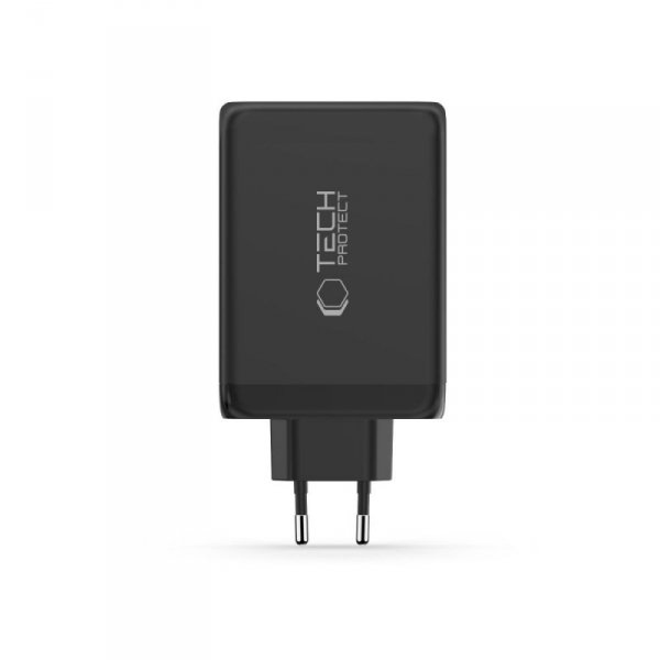 Ładowarka Sieciowa Tech-Protect NC240W-GaN 4-Port PD 240W QC3.0 Black
