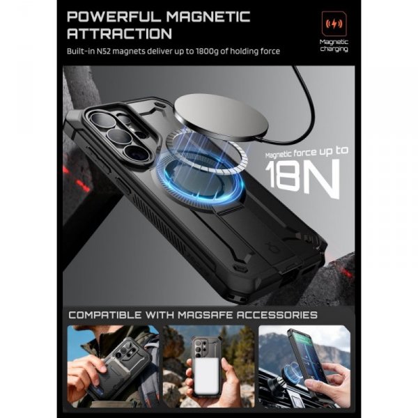 Supcase Unicorn Beetle Pro  Mag MagSafe 2-Zestaw do Samsung Galaxy S26 Ultra Czarny