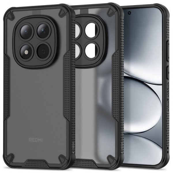 Tech-Protect Rugged Shield Pancerne Etui do Xiaomi Redmi Note 15 Pro 5G Matte Black