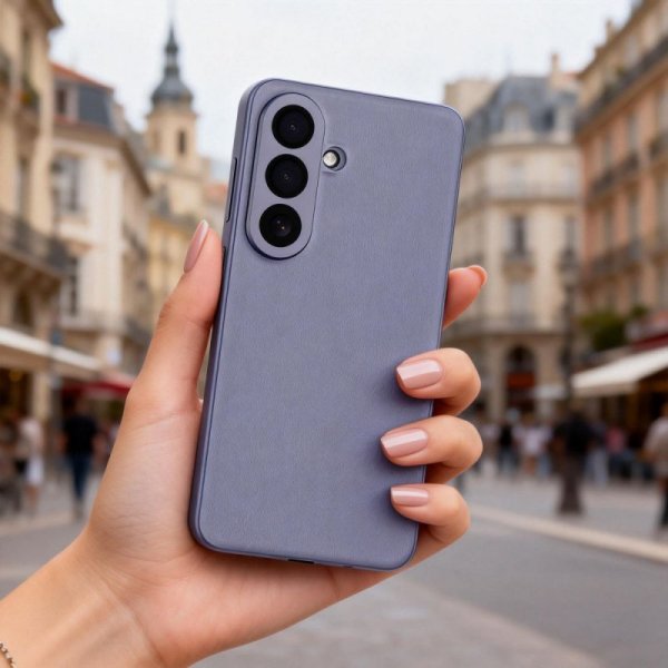 Elegancki pokrowiec portfelowy do Samsung Galaxy S26 – Tech-Protect Smart Wallet (Fioletowy)