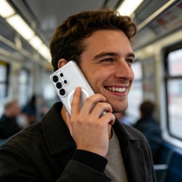 Etui MagSafe Samsung Galaxy S26 Ultra Case MagSlim Matowe Przezroczyste