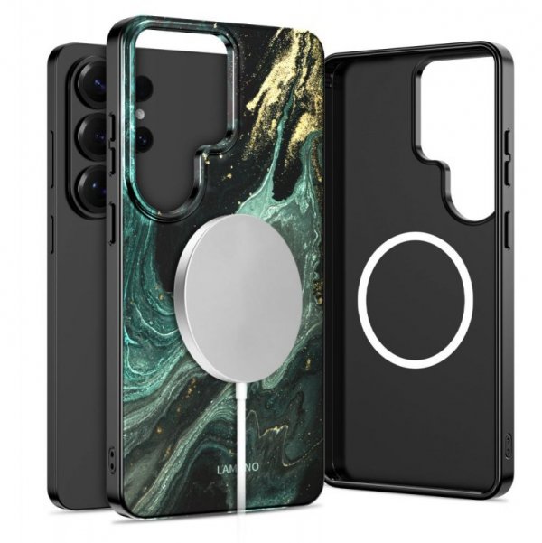 Etui Tech-Protect Lamano MagSafe do Samsung Galaxy S26 Ultra Verde Aura