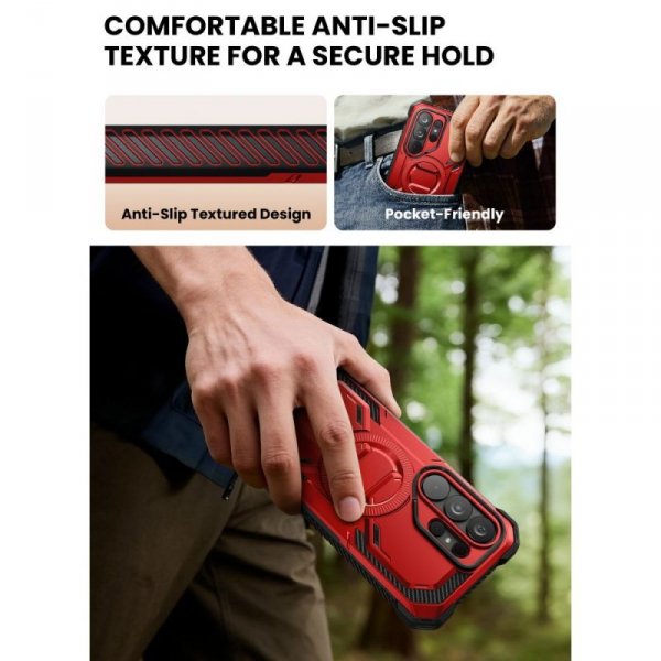 Etui pancerne Supcase IBLSN Armorbox Mag MagSafe do Samsung Galaxy S26 Ultra – Ruddy