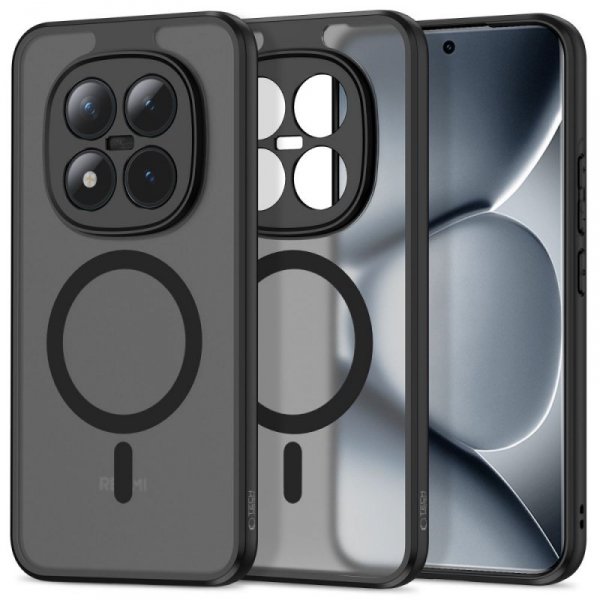 Tech-Protect MagMat MagSafe Etui do Xiaomi Poco M8 Pro / Redmi Note 15 Pro+ 5G Matte Black