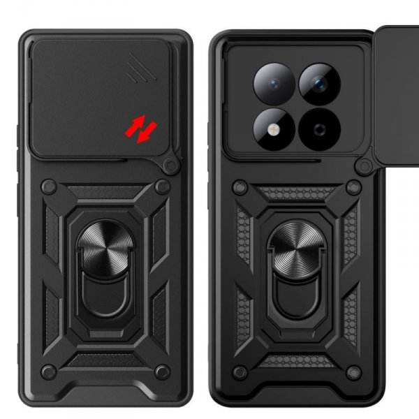 Tech-Protect CamShield Pro Pancerne Etui do Xiaomi Redmi Note 15 Pro 5G Matte Black