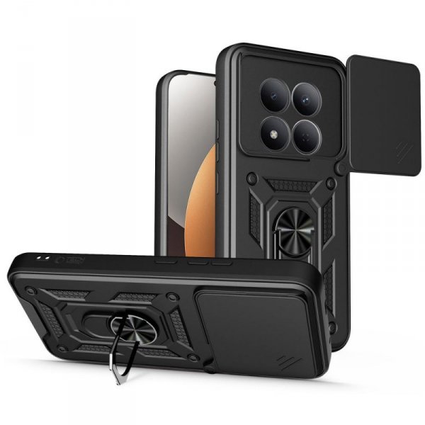 Tech-Protect CamShield Pro Pancerne Etui do Xiaomi Poco M8 Pro / Redmi Note 15 Pro+ 5G Matte Black