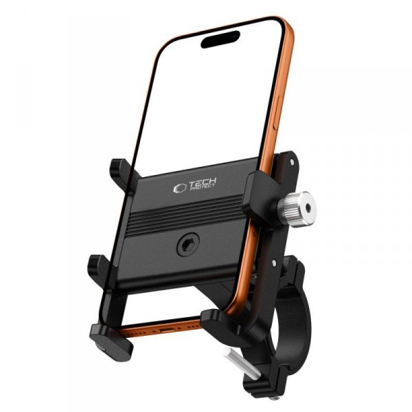 Uchwyt rowerowy uniwersalny na kierownicę Tech-Protect V5 Handlebar &amp; Stem Bike Mount – Czarny (Black)