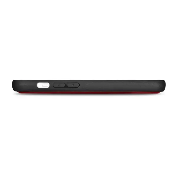 iCarer Wallet Case 2in1 etui iPhone 14 Pro Max skórzany pokrowiec z klapką Anti-RFID czerwony (WMI14220728-RD)
