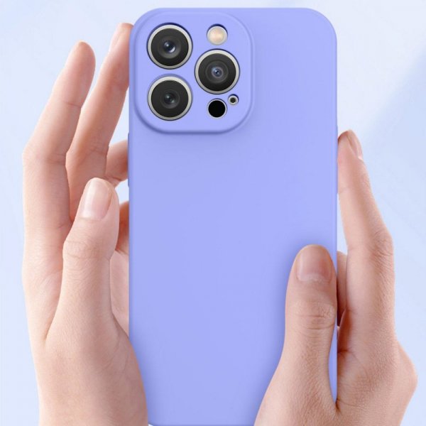 Silicone case etui iPhone 13 Pro Max silikonowy pokrowiec miętowozielone