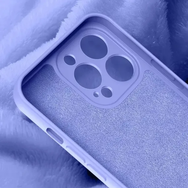 Silicone case etui iPhone 13 Pro silikonowy pokrowiec fuksja