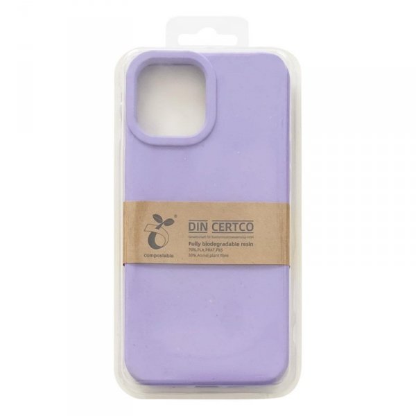 Eco Case etui iPhone 14 Plus silikonowy degradowalny pokrowiec granatowe