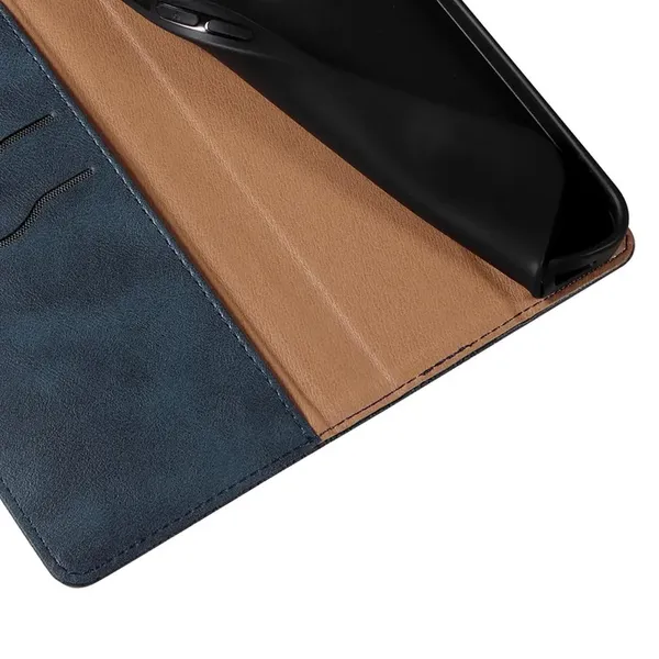 Magnet Strap Case etui Samsung Galaxy A23 5G pokrowiec z klapką portfel mini smycz podstawka niebieskie