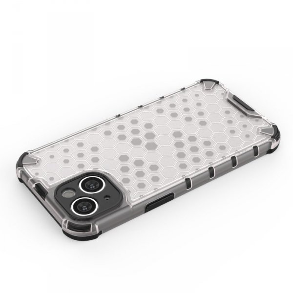Honeycomb etui iPhone 14 Plus pancerny hybrydowy pokrowiec czarne