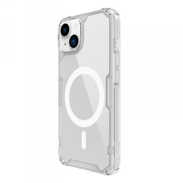 Nillkin Nature Pro Magnetic Case etui iPhone 14 Plus magnetyczny pokrowiec MagSafe przezroczysty