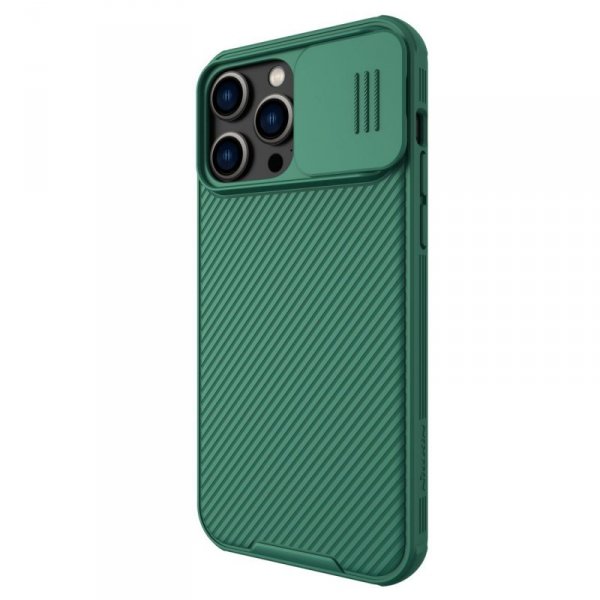 Nillkin CamShield Pro Case etui iPhone 14 Pro Max pancerny pokrowiec osłona na aparat kamerę zielony