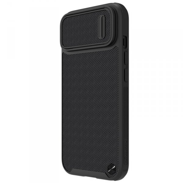 Nillkin Textured S Case etui iPhone 14 pancerny pokrowiec z osłoną na aparat czarny
