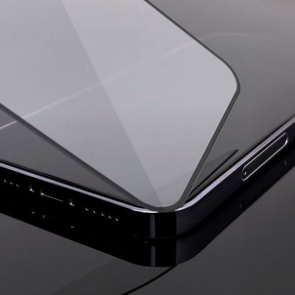 Wozinsky Full Glue Tempered Glass szkło hartowane Realme C30 / Realme Narzo 50i Prime 9H na cały ekran z czarną ramką