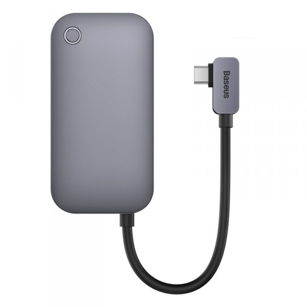 Uniwersalny HUB USB do tabletu / smartfona 6w1 USB-C Baseus PadJoy - ciemnoszary