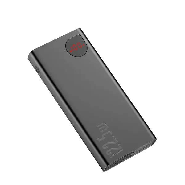Baseus Adaman powerbank z szybkim ładowaniem 20000mAh 22.5W + kabel USB-A - USB-C 3A 0.3m czarny