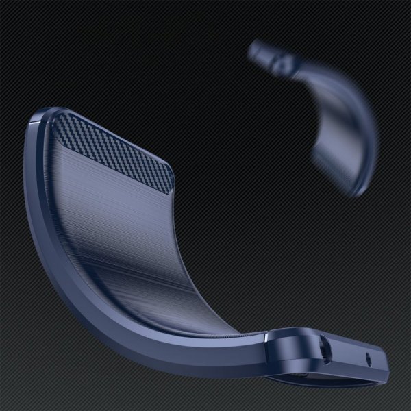 Carbon Case etui Xiaomi Poco F4 5G elastyczny silikonowy karbonowy pokrowiec czarne