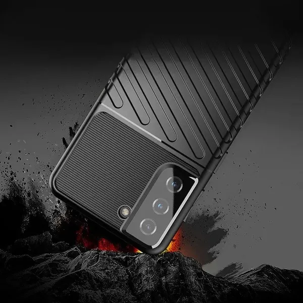 Thunder Case etui Samsung Galaxy A14 5G silikonowy pancerny pokrowiec niebieskie