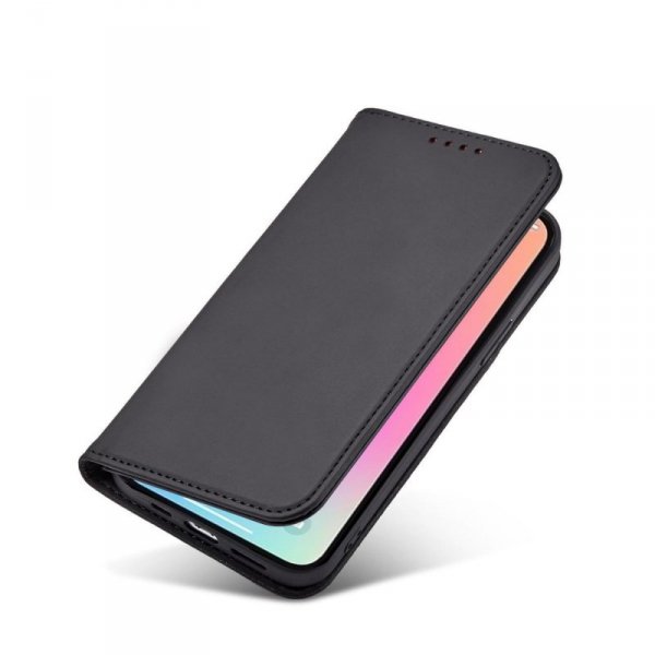 Magnet Card Case etui Samsung Galaxy S23 Ultra pokrowiec z klapką portfel podstawka czarne