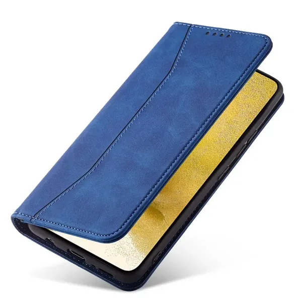 Magnet Fancy Case etui Samsung Galaxy S23 pokrowiec z klapką portfel podstawka niebieskie