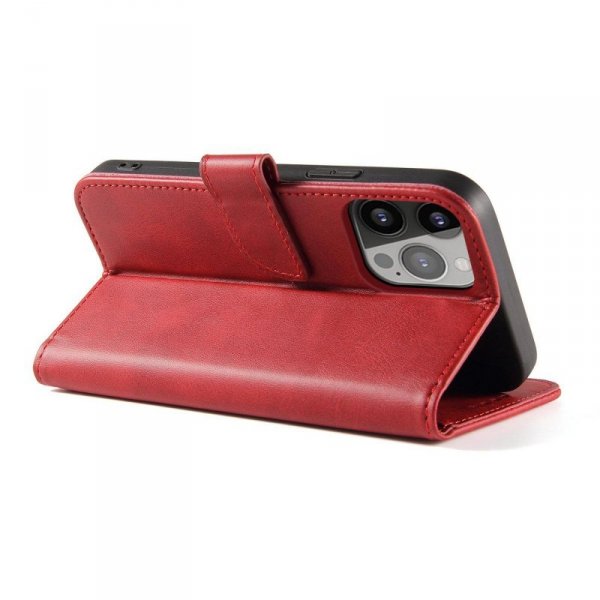 Magnet Case etui Samsung Galaxy S23 pokrowiec z klapką portfel podstawka czerwone