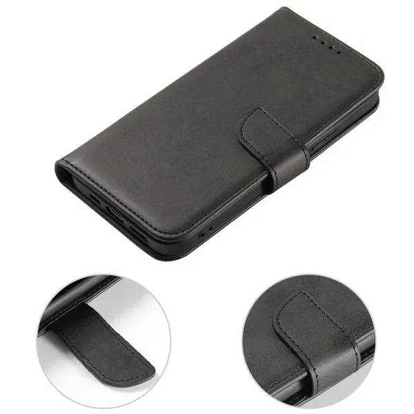 Magnet Case etui Xiaomi 13 pokrowiec z klapką portfel podstawka czarne