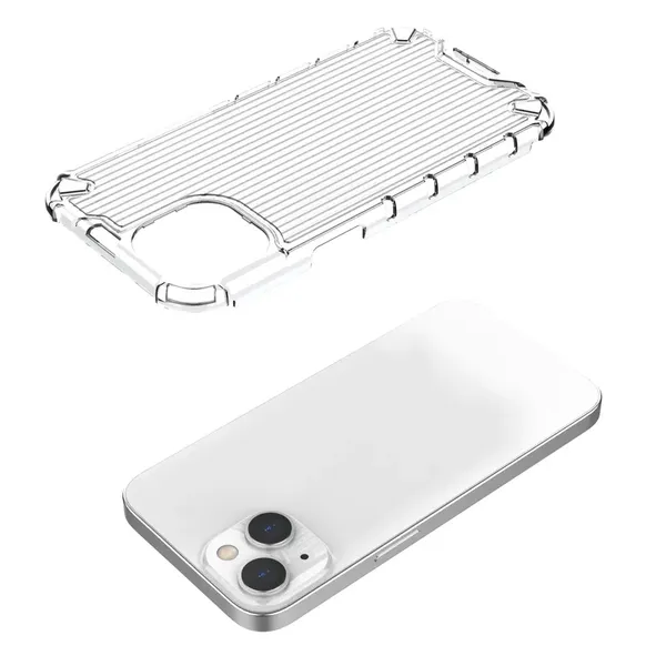 Ombre Protect Case etui do iPhone 14 Plus pancerny pokrowiec różowo-niebieskie