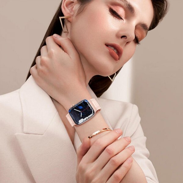 Pasek Strap Triple Protection do Apple Watch 38 / 40 / 41 mm opaska bransoleta - różowy