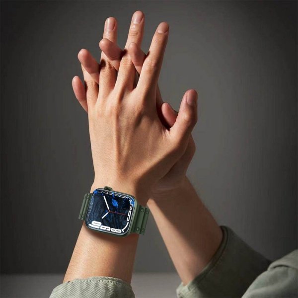 Strap Triple Protection pasek Apple Watch SE, 9, 8, 7, 6, 5, 4, 3, 2, 1 (41, 40, 38 mm) opaska bransoleta przezroczysty
