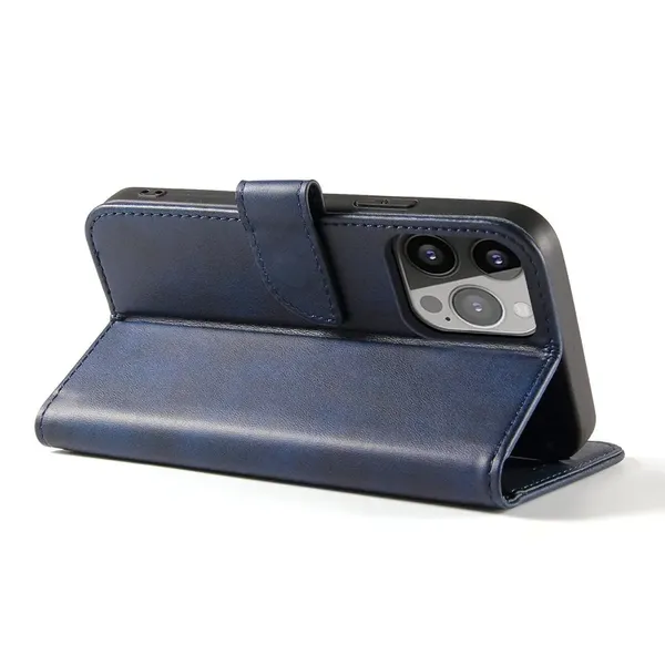 Magnet Case etui do Samsung Galaxy A34 5G pokrowiec z klapką portfel podstawka niebieskie