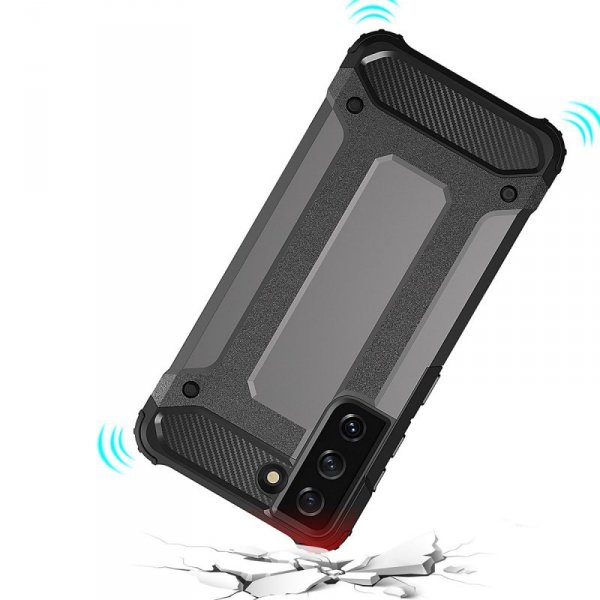 Hybrid Armor etui do Samsung Galaxy S23 Ultra pancerny hybrydowy pokrowiec czarne